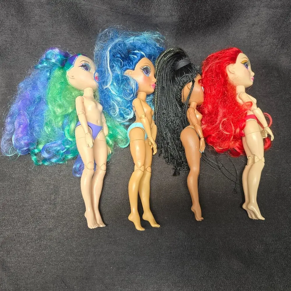 MGA Rainbow High & Sunset Fashion Doll Bundle - Ruby Holly Skyler World Travel